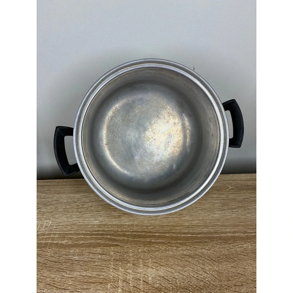 Vintage Wear-Ever Aluminum Pot No 2164 Made in USA 3 Quart Stockpot Silver